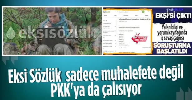 Ekşi Sözlük’ün bölücü terör örgütü PKK/YPG /PYD/HPG sözcülüğü yaptığı belirlendi