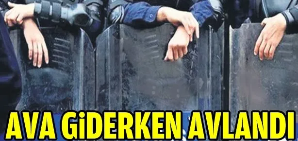 Ava giderken avlandı