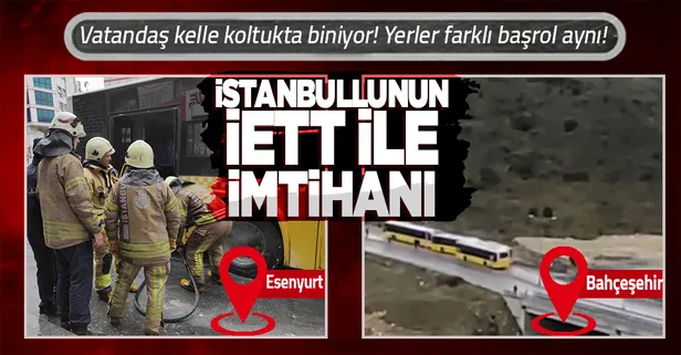 İETT'nin vukuatları bitmiyor! Yerler farklı başrol aynı! İBB'nin iş bilmezliği gözler önüne serildi