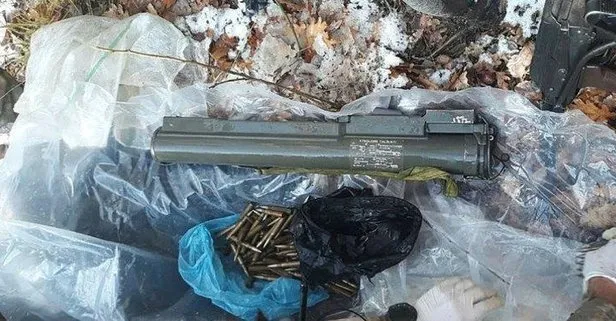 Bitlis’te PKK’lı teröristlere ait lav silahı ele geçirildi!