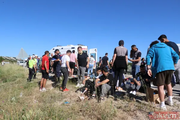 Eskişehir'de can pazarı! Yolcu otobüsü yoldan çıktı - 8