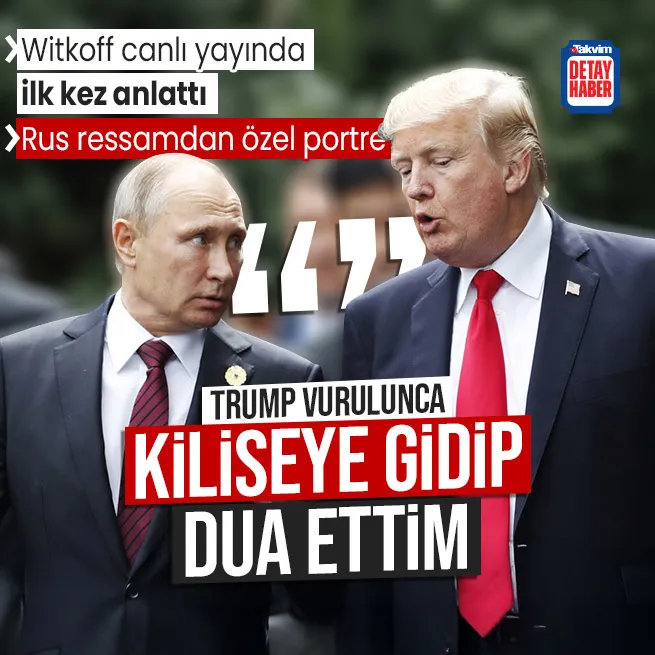 Trump vurulunca Putin kiliseye gidip dua etmiş: ABD Başkanının özel danışmanı ilk kez duyurdu! Bir de Rus ressamdan özel portre