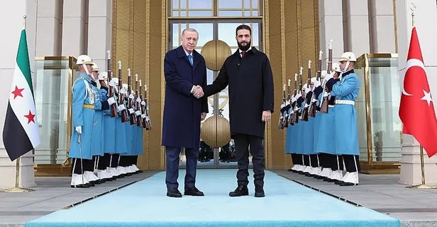 Başkan Erdoğan ve Ahmet Şara’dan ortak basın toplantısında önemli açıklamalar