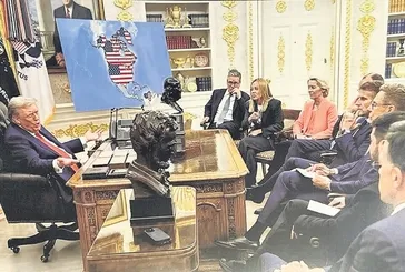 Trump Avrupalı liderleri karşısına dizdi! Kanada Venezuela ve Grönland’ı “ABD toprağı” ilan etti