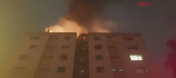 Kadıköy’de gece yarısı korkutan yangın