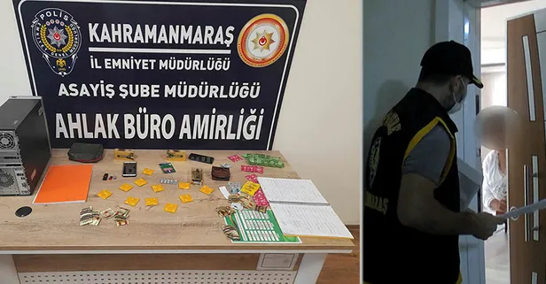 Kahramanmaraş'ta fuhuş operasyonu: Veresiye defteri ele geçirildi