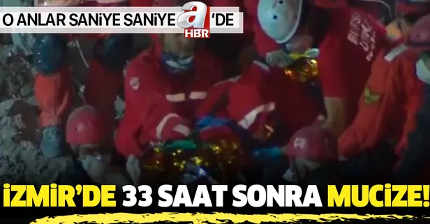 Son dakika: İzmir'de Rıza Bey Apartmanı enkazında 33 saat sonra mucize kurtuluş!
