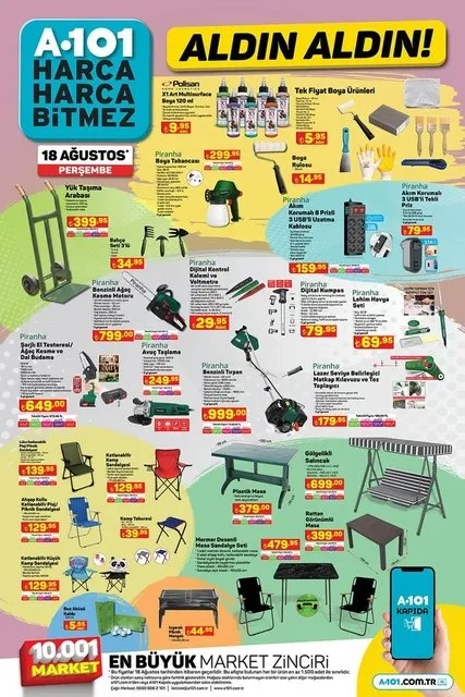 A101 her seferinde yok artık dedirtiyor! DEV kampanya başladı! 18 Ağustos A101 indirimli ürünler neler?-4