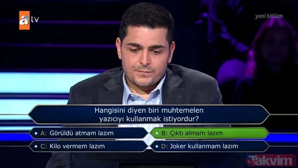 Kenan İmirzalıoğlu Kim Milyoner Olmak İster'de sordu, cevabı duyan 'yok artık' dedi! Yumurta ve Guinness rekoru... - 39