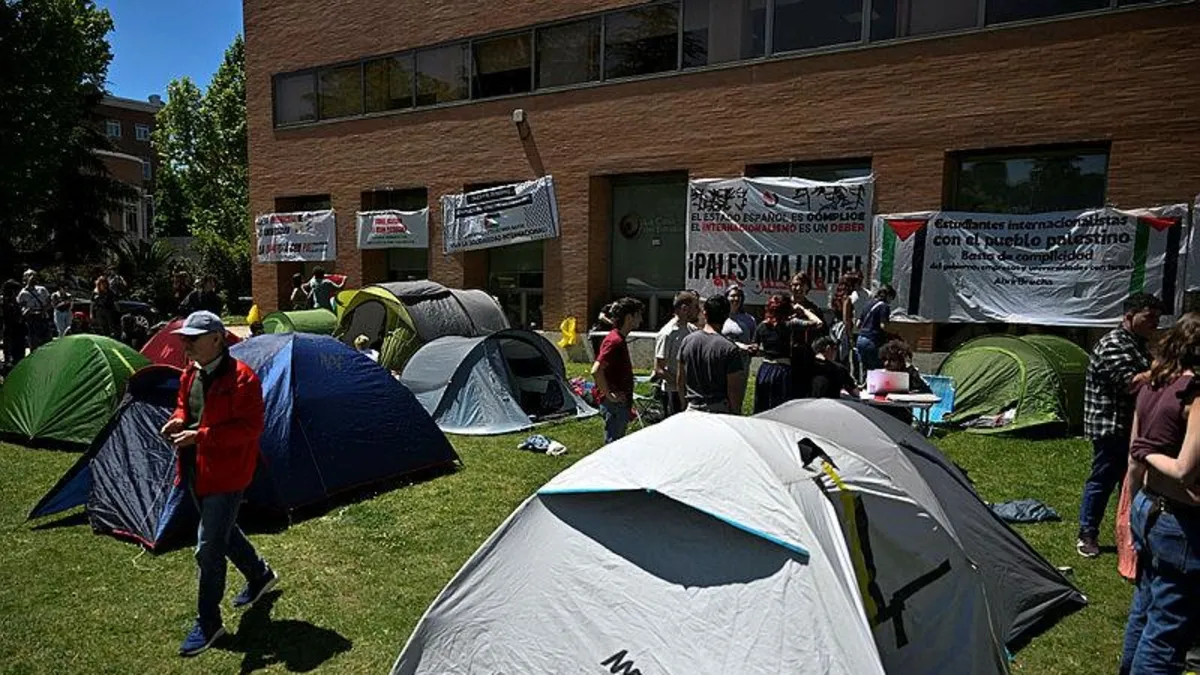 ABD'deki üniversitelerde başlayan Gazze'ye destek protestoları Avrupa'yı sardı!