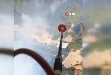 Bergama’da orman yangını