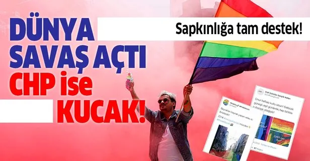 CHP’li belediyeler eşcinsel sapkınlık projesi LGBT Hareketi’ne destek verdi