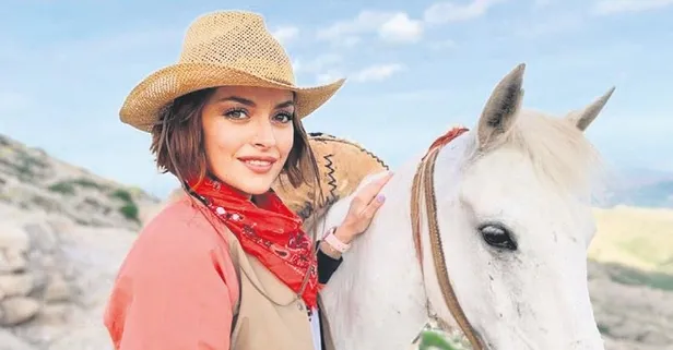 Ezgi Mola’ya takipçilerinden Dişi kovboy mesajları yağdı