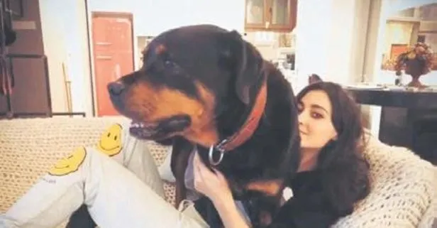 Bir Zamanlar Çukurova’nın yıldızı Melike İpek Yalova köpeğiyle poz verdi
