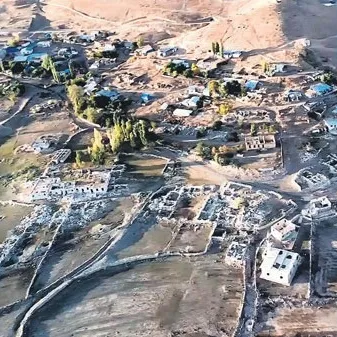 Tarihi köy göründü