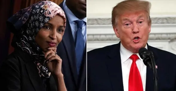 İlhan Omar'ı hedef gösteren Trump'a tepki