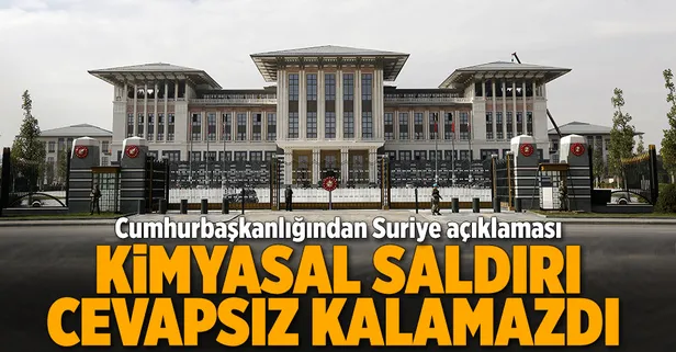 Cumhurbaşkanlığından Suriye açıklaması