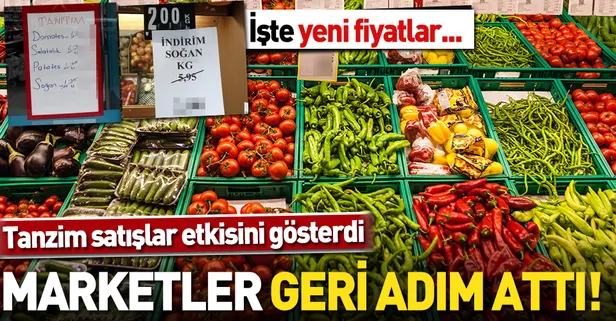 'Tanzim' satış başladı marketler geri adım attı! Fiyatlar yüzde 50'den fazla düştü