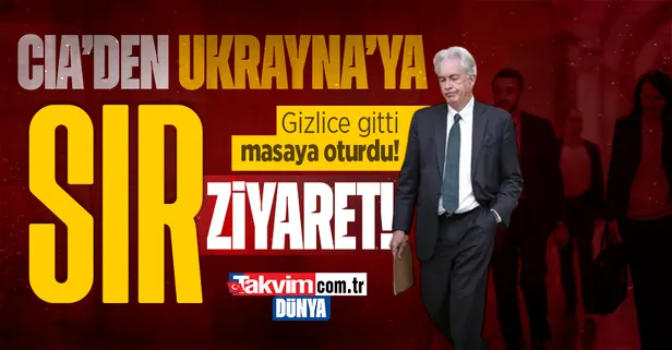 CIA Direktörü William J. Burns'ten Ukrayna'ya sır ziyaret! Gizlice gitti Zelenskiy'le masaya oturdu