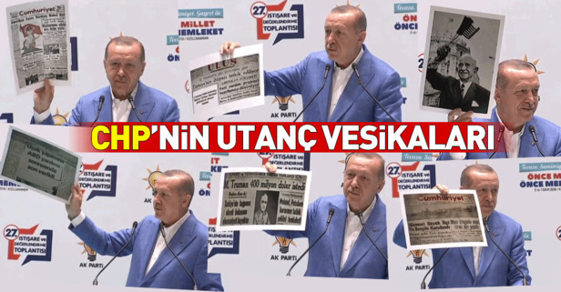 İşte CHP'nin utanç vesikaları
