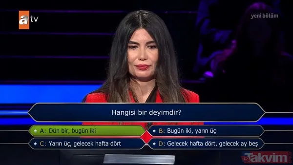 Oktay Kaynarca'nın sunduğu Kim Milyoner Olmak İster'de o soru için joker kullandı! - 4