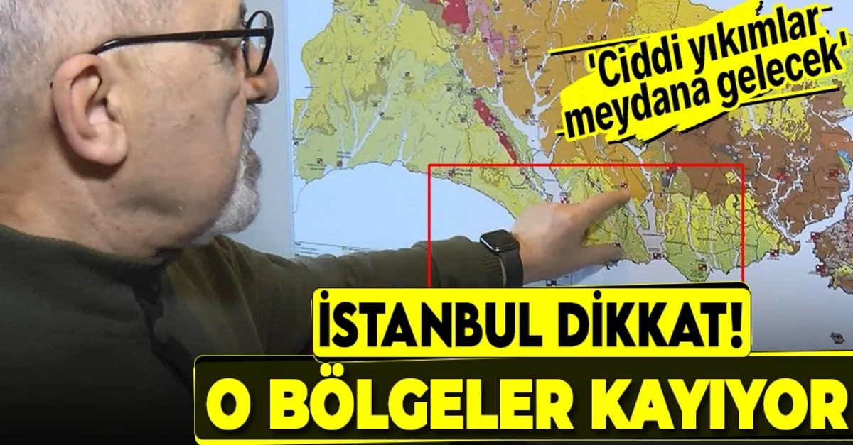 Istanbul A Harita Uzerinde Son Dakika Deprem Uyarisi Depremde Kayma Hareketi Heyelanlara Donusecek Takvim