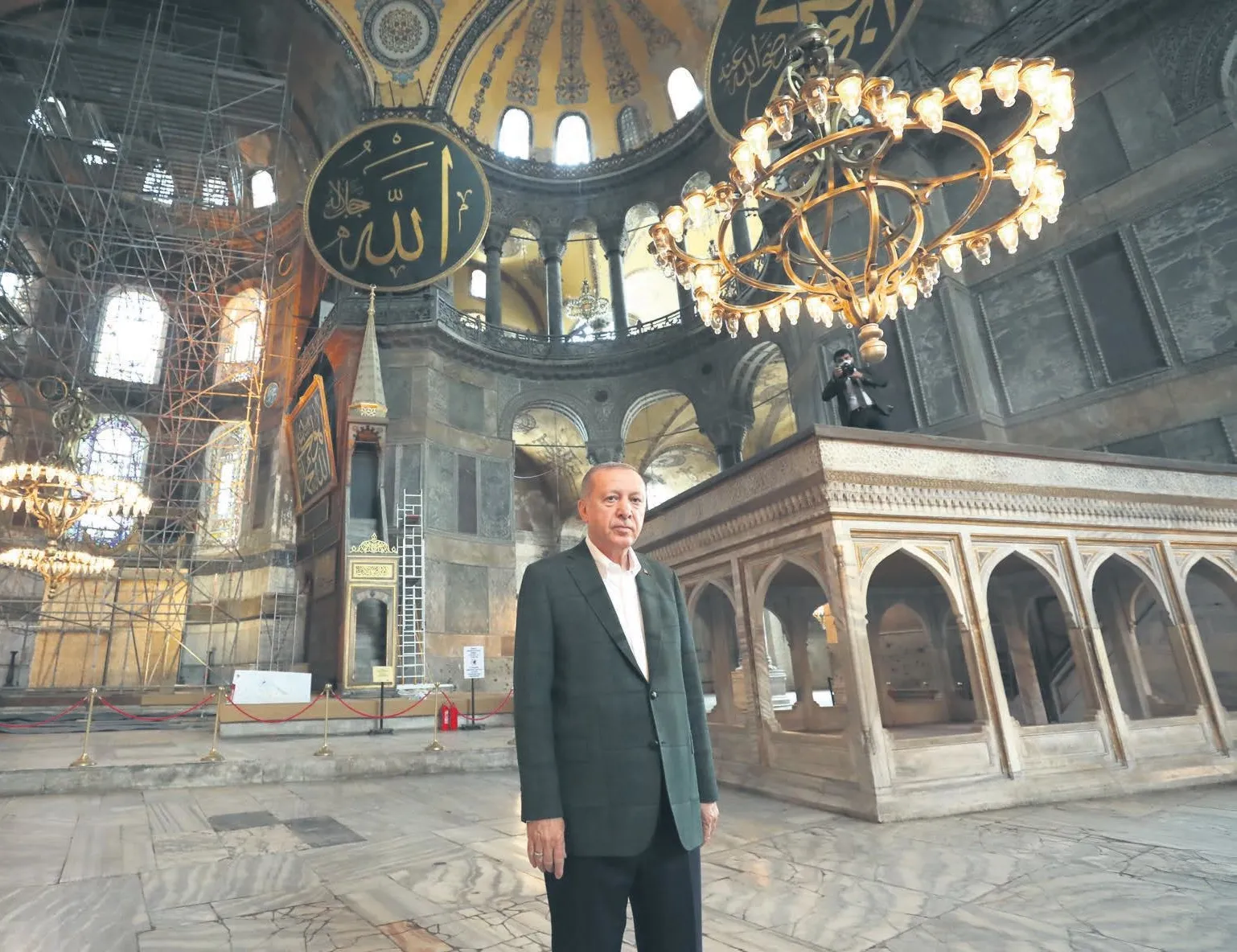 Başkan Ayasofya’da