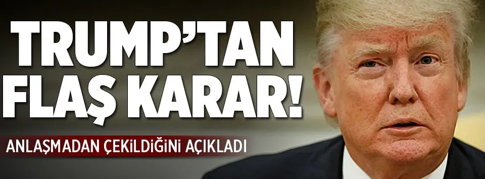 Trump kararını verdi