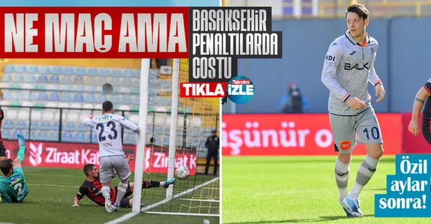 Başakşehir çeyrek finalde! Karagümrük'ü penaltılarda geçtiler