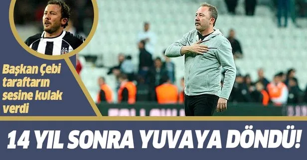 Beşiktaş’ta teknik direktörlük görevine Sergen Yalçın getirildi