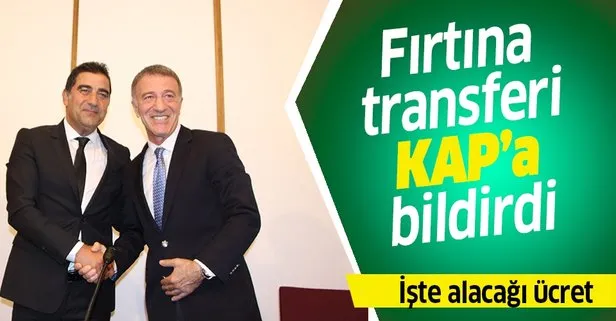 Trabzonspor, Ünal Karaman’ı KAP’a bildirdi! İşte alacağı ücret