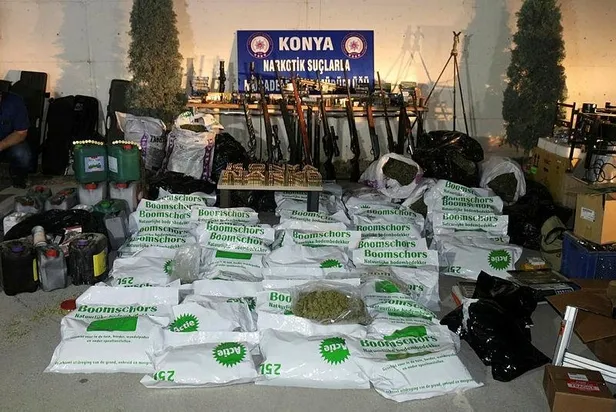SON DAKİKA: Konya'da zehir tacirlerine ceza yağdı! 10 milyon harcayıp villayı uyuşturucu imalathanesine çevirdiler-4