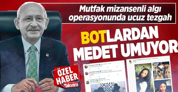 Kemal Kılıçdaroğlu’nun mutfak mizansenli algı operasyonunda ucuz tezgah! Bot hesaplardan medet umuyor