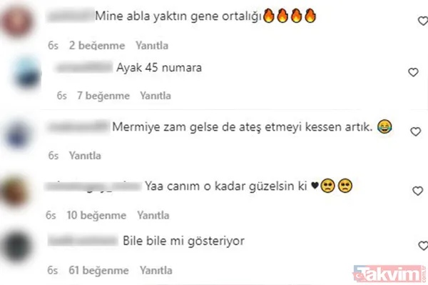 Mine Tugay havada bacak bacak üstüne attı! Siyah elbisesiyle verdiği o poz sosyal medyayı ikiye böldü! “Bile bile mi gösteriyor” - 7