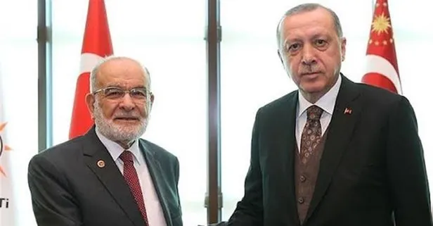 Başkan Erdoğan'dan Karamollaoğlu'na tebrik