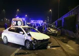 D-100'de feci kaza: 2 yaralı | Video