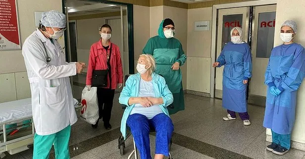 70 yaşındaki Fatma teyze koronavirüsü yendi!