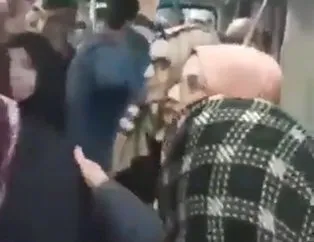 Bir kadın, başörtülü kadına Kara Fatma diyerek saldırdı!