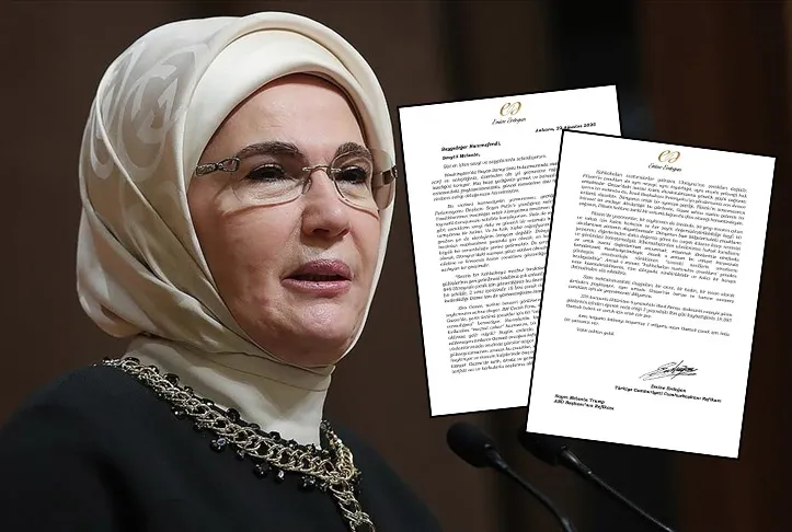 Emine Erdoğan’ın mektubuna kabineden destek!