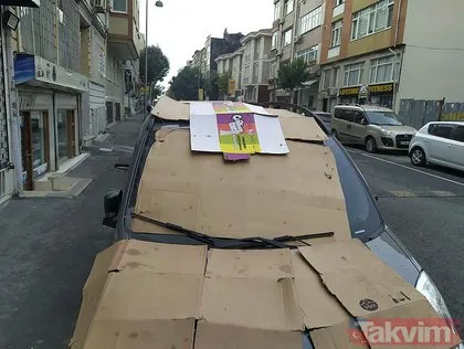 Meteoroloji son dakika dolu uyarısı yaptı! İstanbullular araçlarını korumak için önlem aldı