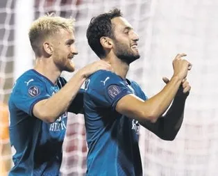 Maçın en iyisi Çalhanoğlu