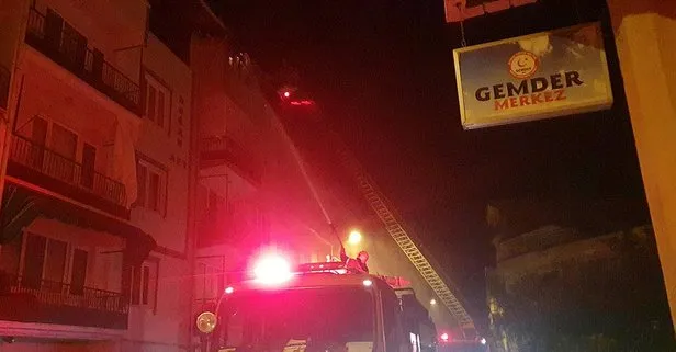 Bursa’da binada çıkan yangında 1 kişi dumandan etkilendi