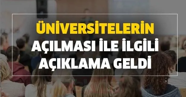 Universiteler Ekim In Kacinda Acilacak Yok Son Dakika 2020 2021 Hangi Universite Ne Zaman Acilacak Online Uzaktan Egitim Takvim