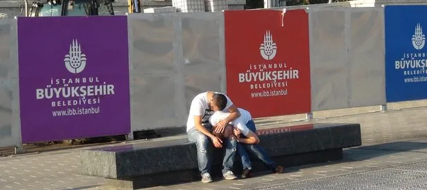 Taksim’de çekilen görüntüler yürekleri burktu