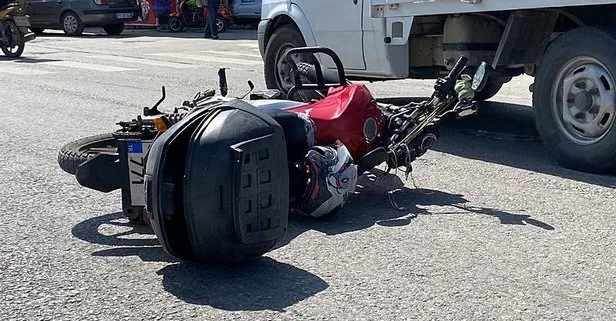 Samsun’da feci kaza: Başını çöp konteynerine çarpan motokurye öldü
