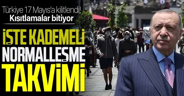 SON DAKİKA: Tam kapanma kısıtlamaları bitiyor! İşte Türkiye’nin kademeli normalleşme ve açılma takvimi