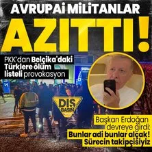 Terör örgütü PKK’dan Belçika’daki Türklere ölüm listeli provokasyon! Ankara harekete geçti: Başkan Erdoğan’dan yaralı gence telefon