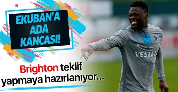 Trabzonspor’da Ekuban’a yeni talip! Brighton teklif yapmaya hazırlanıyor...