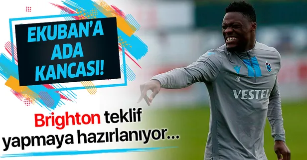Trabzonspor'da Ekuban'a yeni talip! Brighton teklif yapmaya hazırlanıyor...