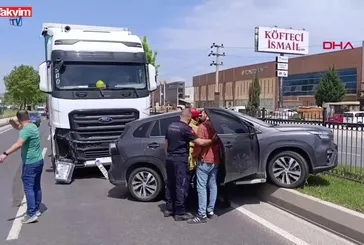 İnegöl'de TIR kazası!